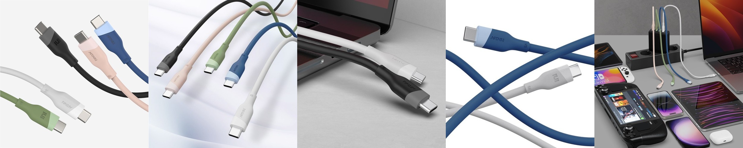 USB PD 65W PPS GaN 접지 듀얼 초고속 충전기 GC720 화이트