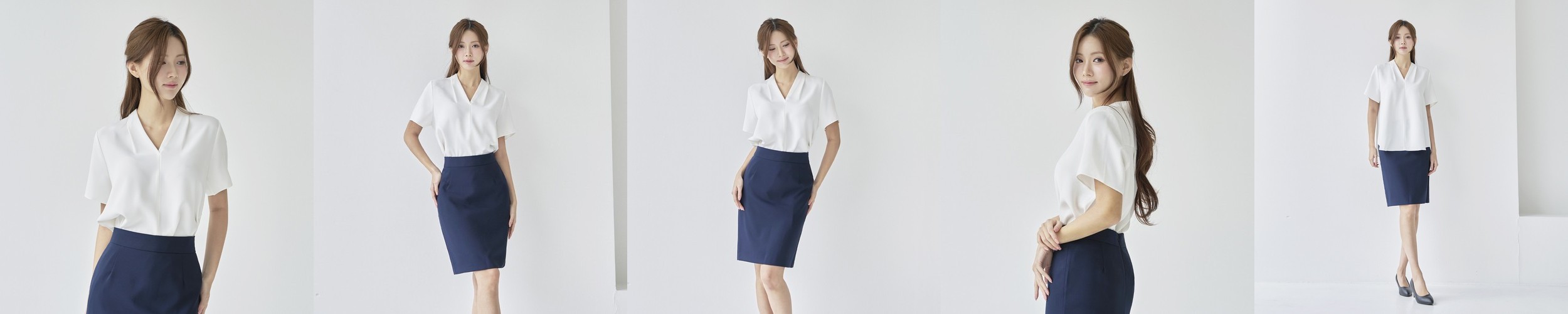 [1등블라우스/6000장돌파] #MADE 로그 스트라이프 블라우스 (청순st 아이보리 추가)