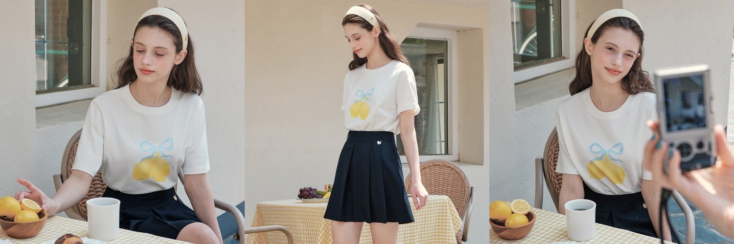 1&1 여성 리플렉스 오버핏 쿨 반팔 롱 티셔츠