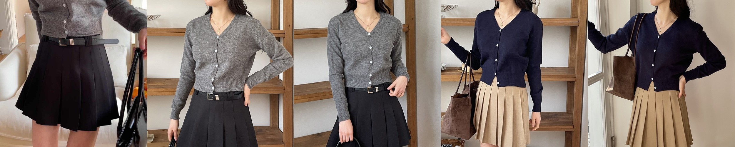 12컬러 캐시미어 혼방 베이직 가디건 cd1290