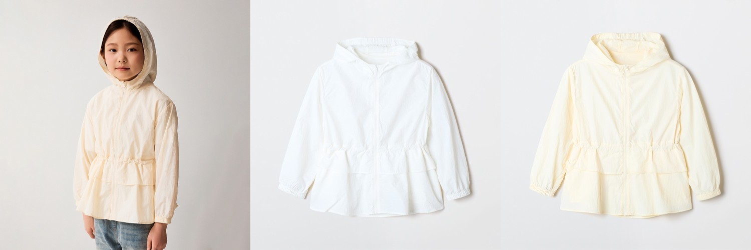 [당일출고] 스파오키즈 셔링 윈드브레이커 바람막이 SPJJG23KG1