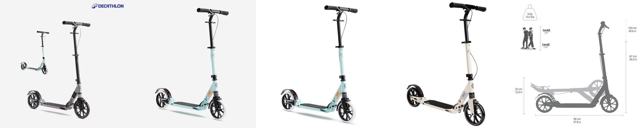 오셀로 타운7 킥보드 XL 어린이 성인겸용 두발 킥보드