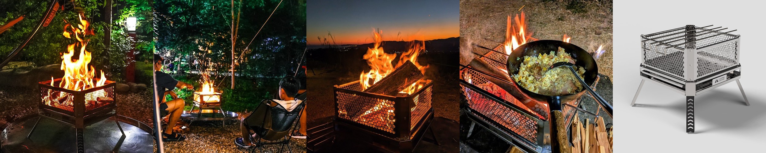 카고컨테이너 와이드 비비큐 폴딩 체어 바베큐 1+1