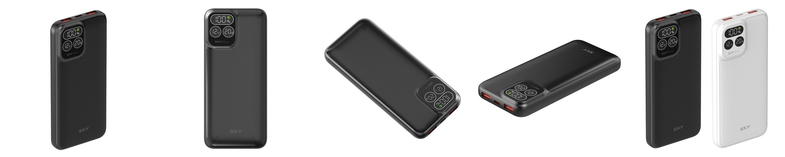 Qi2 15W 맥세이프 초고속 무선 보조배터리 10000mAh QB110 화이트