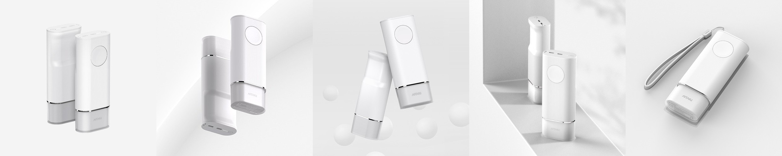 Qi2 15W 맥세이프 초고속 무선 보조배터리 10000mAh QB110 화이트