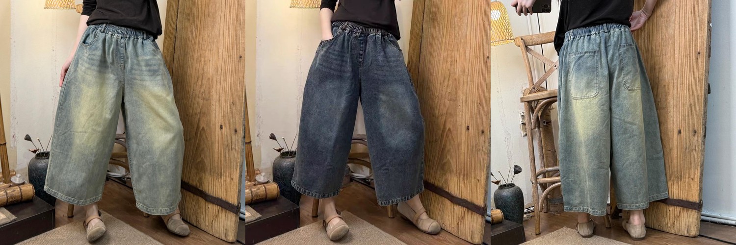 여성 버뮤다팬츠 청반바지 여름 와이드 6부 7부 연청 흑청 키작녀 빅사이즈