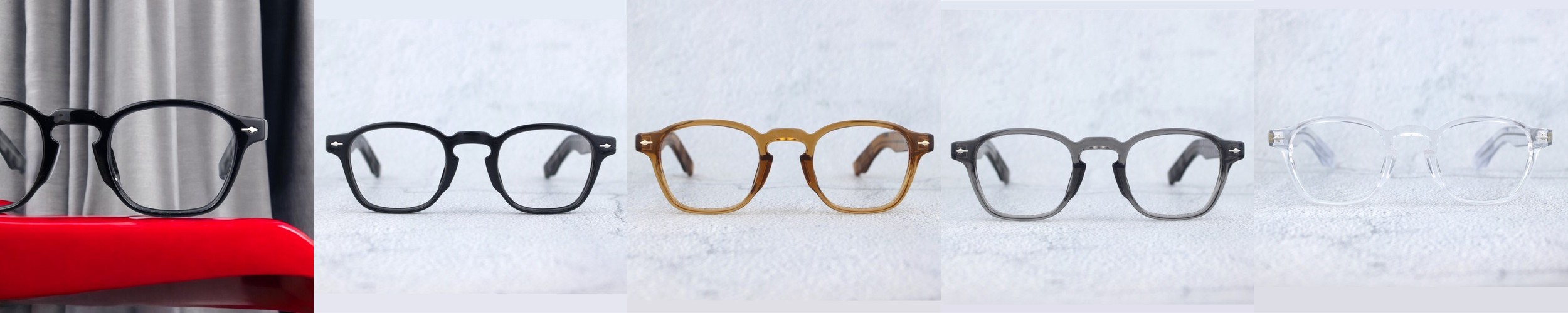 가벼운 초경량 사각 무테 반무테 티타늄안경테 금테 은테 안경 남자 여자 안경태 TGL52