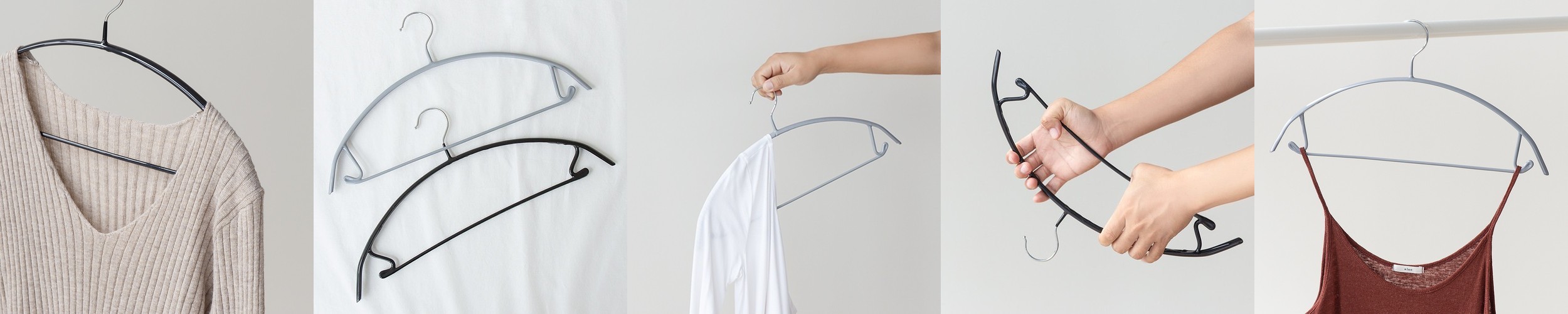 모두스비벤디 니트 3종세트 워셔블 비스코스 카라넥 긴팔티