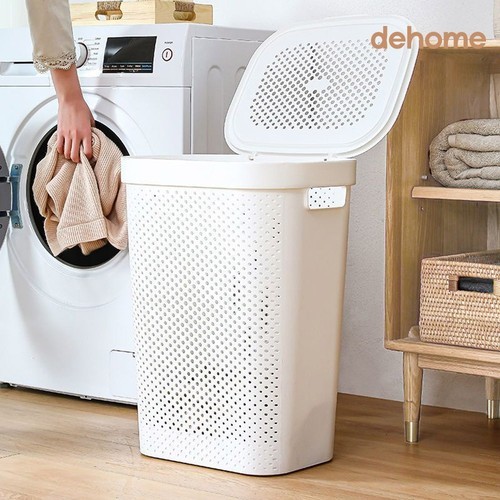 로긴 빨래바구니 올스텐 304 스텐 대용량 2단 기본