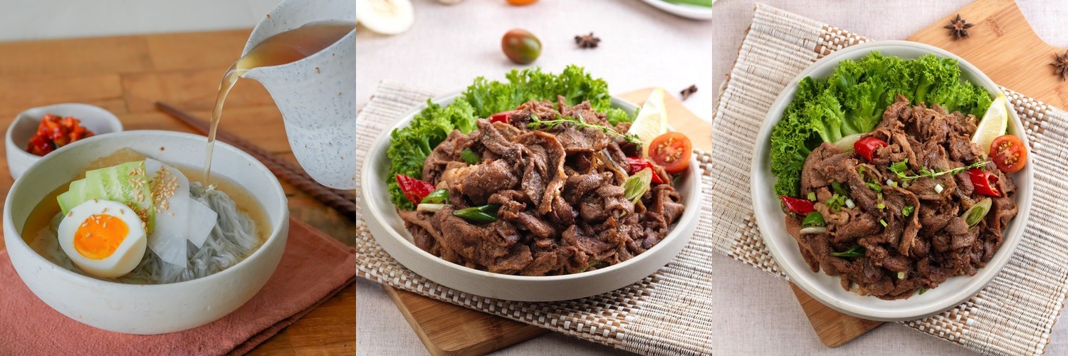 미루밭 냉면 5인분 세트 물냉면 비빔냉면