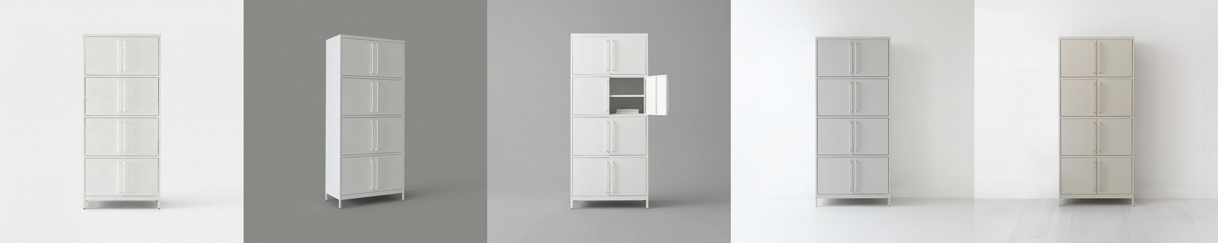 로아 수납장 모듈 다용도 거실 맘마존 (다리형/상판형) 1200, 2단, 크림화이트