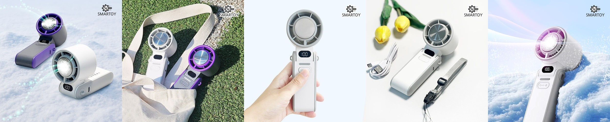 토네이도프로 휴대용 냉각 선풍기 에어컨 손풍기 손선풍기 100단