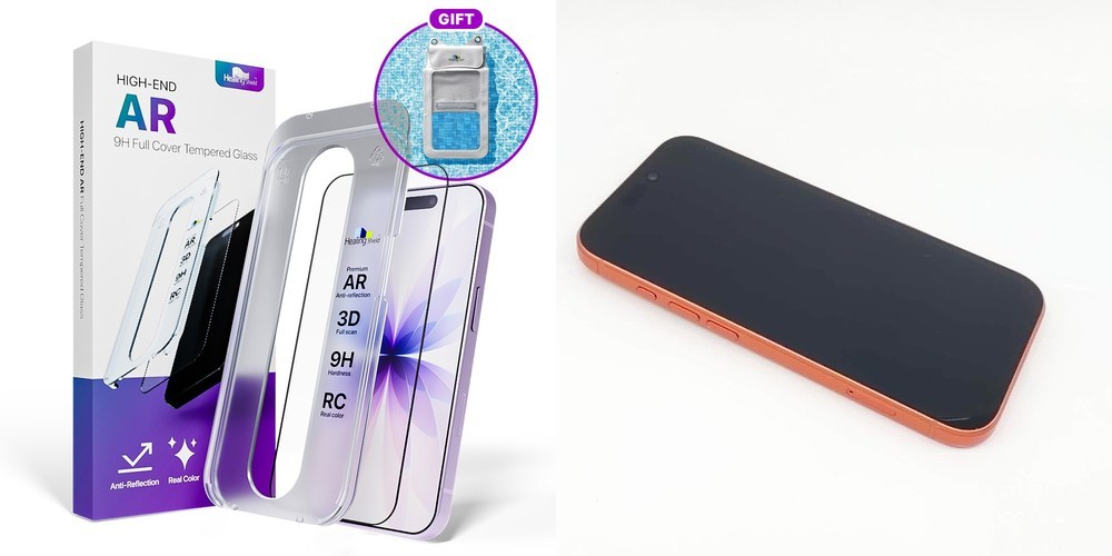 스마트폰 카메라 렌즈 풀커버 강화유리필름 아이폰17 프로, 1매입