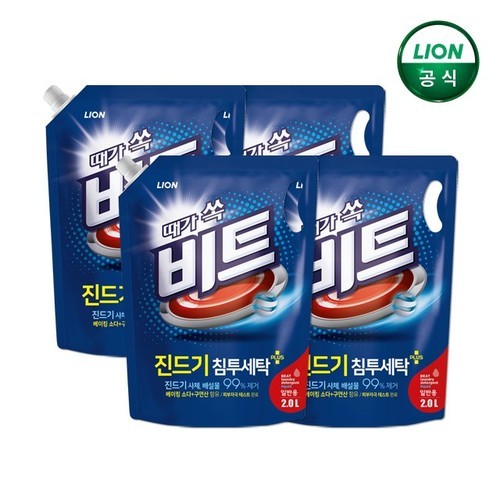 비트 더화이트 대용량 가루세제 9kg x 1개 / 세탁세제 분말세제