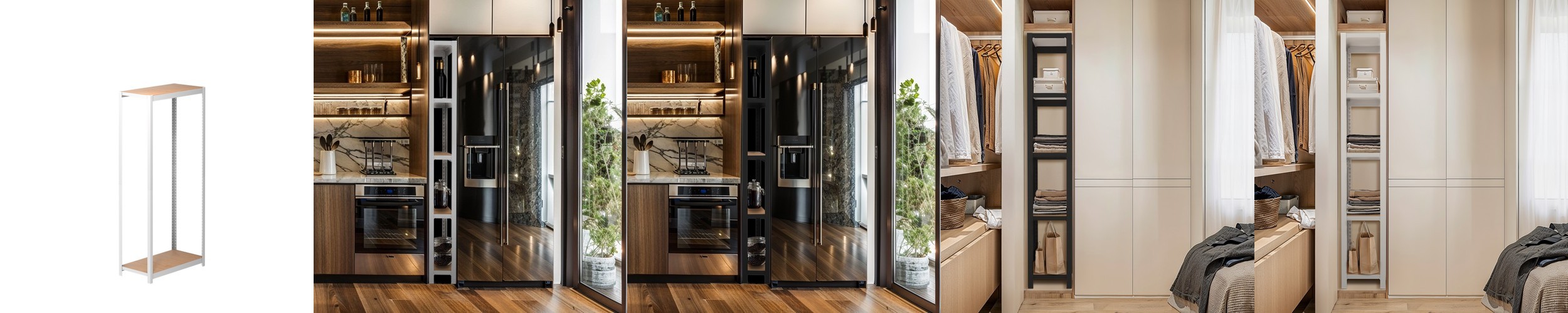 스피드랙 철제선반 조립식 앵글 선반 베란다 펜트리 무볼트 창고 건조기 렉 3030605단