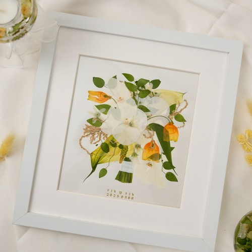 네잎클로버 압화 압화꽃 조화 압화재료 프레스코21