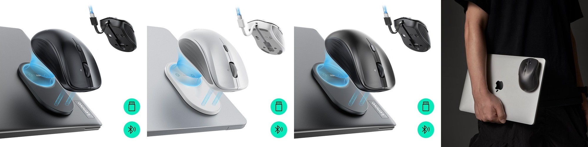 로지텍코리아 MX MASTER 4 FOR MAC 블루투스 무선 마우스 화이트실버