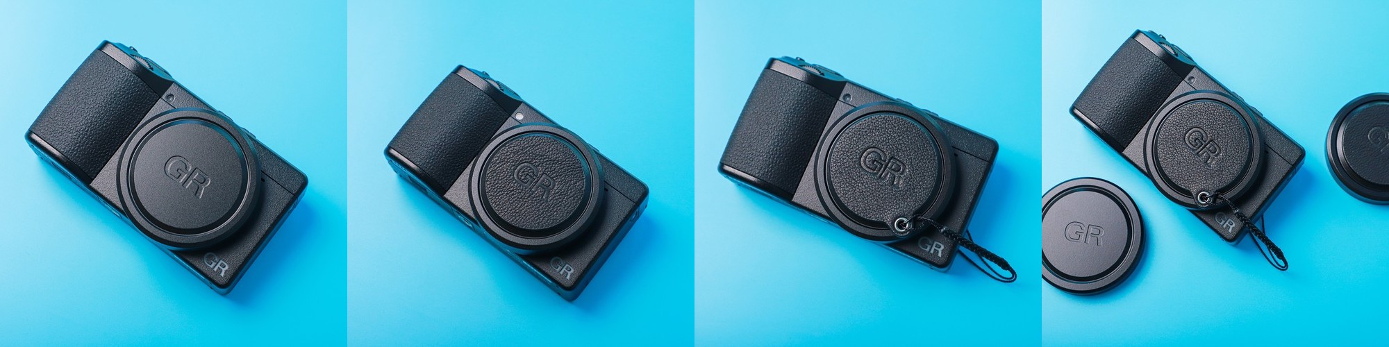 LARRY 리코 GR4 GR3X GR3 GR2 HDF 카메라 렌즈 보호 렌즈캡 메탈 가죽