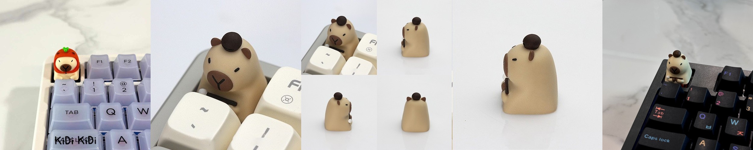 SPM 조약돌87 유무선 알루미늄 게이밍 기계식 키보드 치즈화이트, HMX 히비스커스 v2