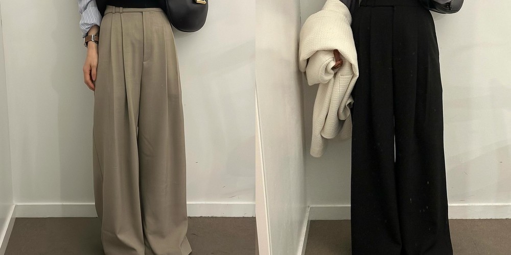 남여공용 카고 밴딩 와이드 팬츠 원데이핏 ONeday fit