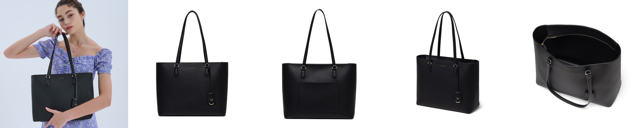 JOUER 쥬에 뜨왈 에코백 블랙/ 블루