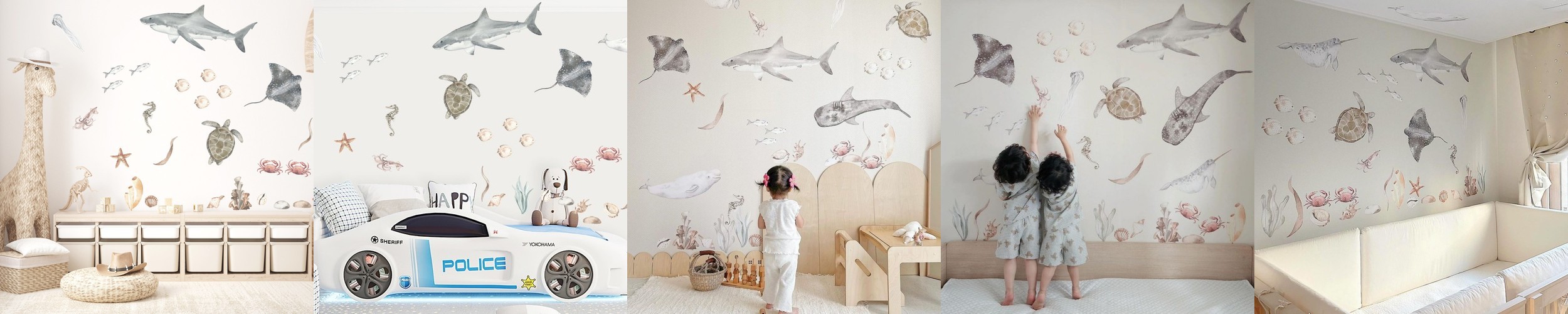 호이데코 보카시 먼지없는 거실카페트 사계절 워셔블 아기 아이방 단모 러그 50×100