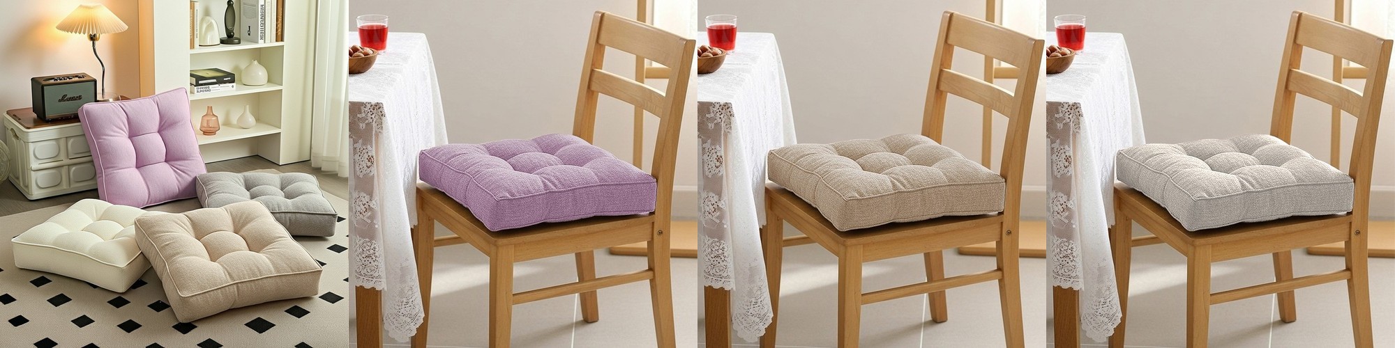 오브젝트지 가죽 원형 방석 사무실 벤치 식탁 의자 방석 쿠션