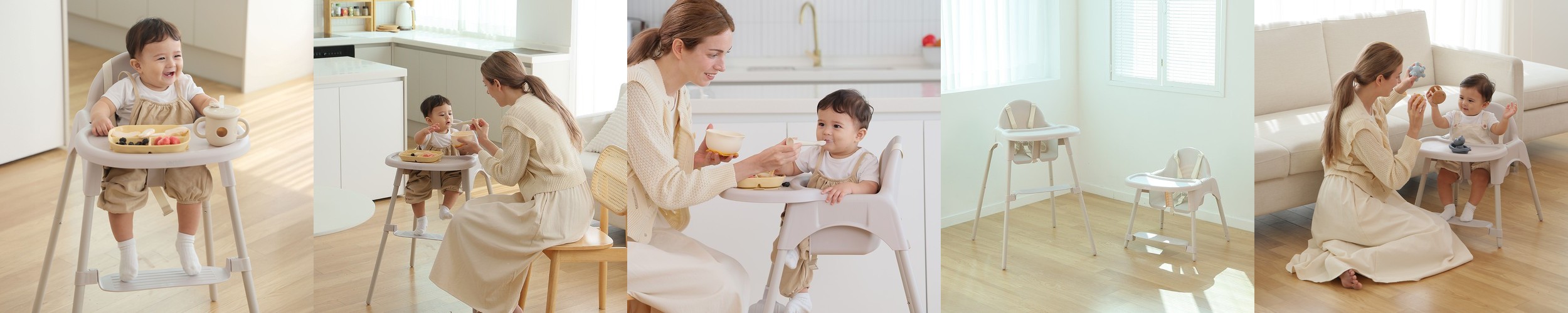 도노도노 맘마존 아기 이유식의자 하이체어+쿠션 세트