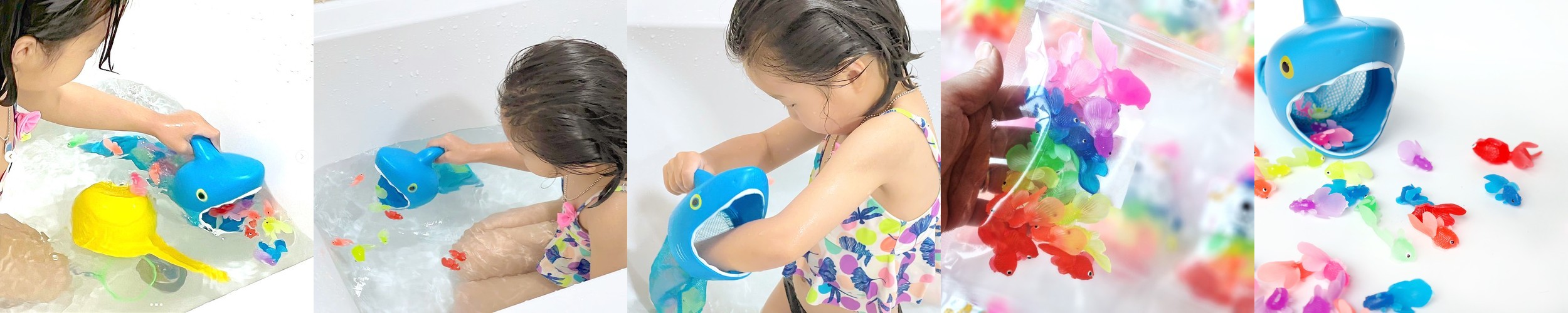 키저스 아쿠아프렌즈 6종세트 아기 목욕 욕조 물놀이 장난감 유아 오감 목욕놀이 물총 놀이