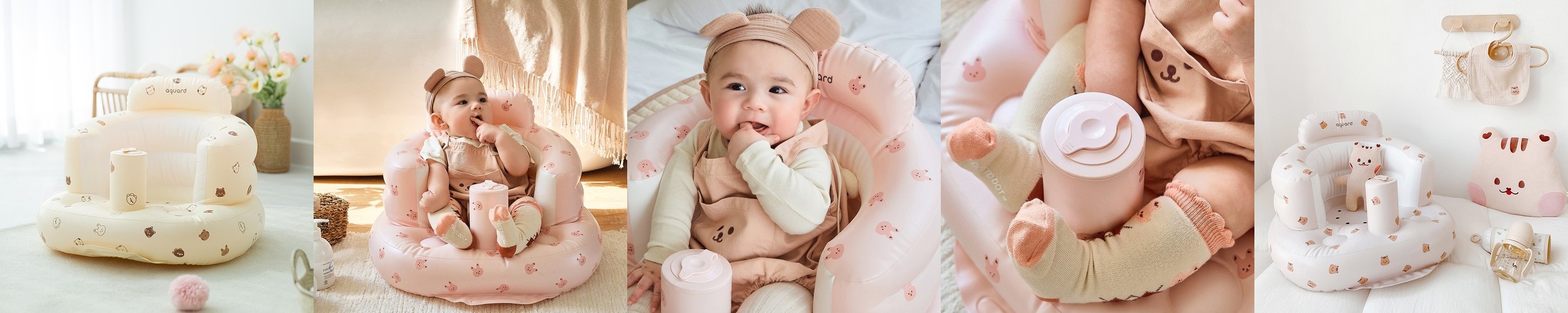 도노도노 맘마존 아기 이유식의자 하이체어+쿠션 세트