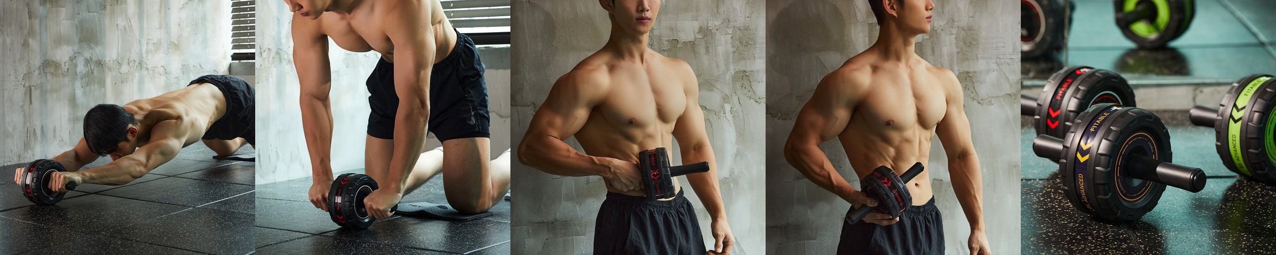 스포홀릭 베이직 AB 슬라이드 롤아웃 복근운동 기구