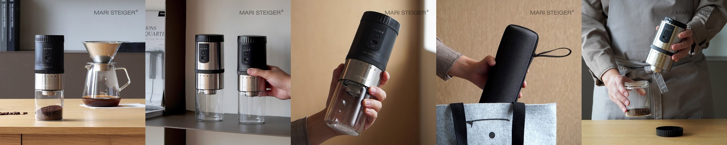 리큅 전동 후추 그라인더 LPG-S50 페퍼 소금 갈이 휴대용