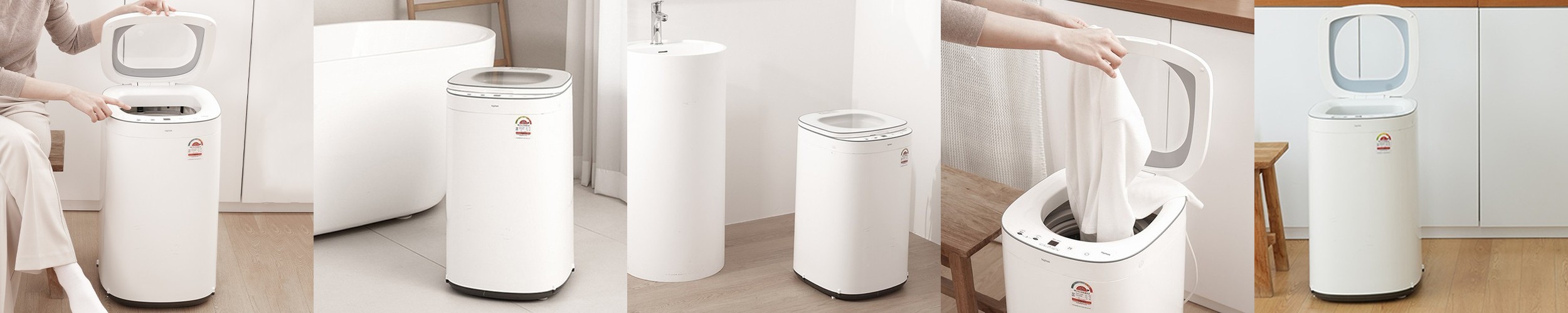 한경희 미니세탁기 3kg 소형 아기 속옷 삶는 걸레 세탁기 전용 패키지