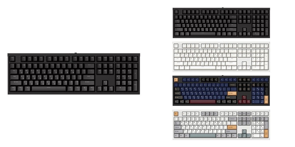 [신제품] 인터픽셀 IPK104 PRO 유무선 LCD 기계식 키보드 화이트, 저소음 솜사탕축