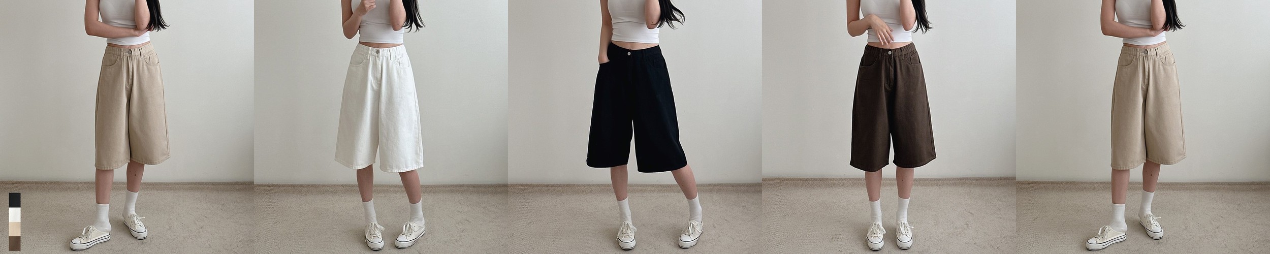 [제로스트릿][5컬러] 코튼 밴딩 숏팬츠 COTTON BANDING SHORT PANTS