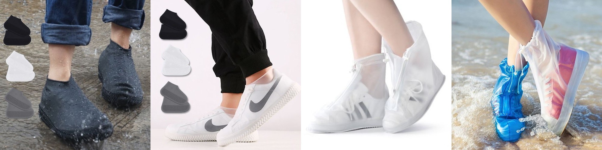 실리콘 방수 신발 커버 S 우비 방수화 레인슈즈 PVC 장마철 비오는날 장화 레인부츠 물청소신발