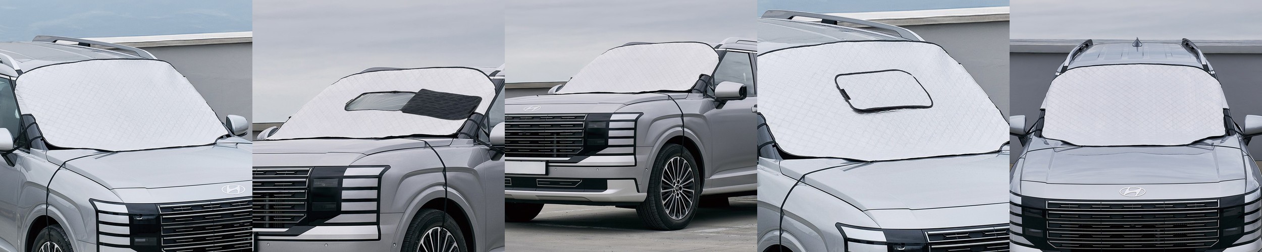 오토코스 아이세이프 UV차단 편광판 대형선바이저 XL사이즈 SUV화물차트럭자동차 햇빛가리개