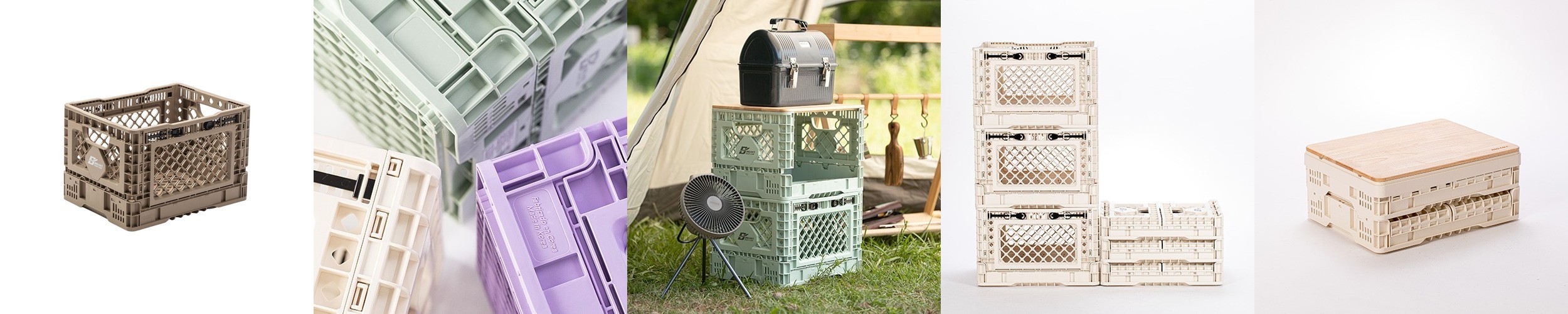 [4개 세트] 리빙박스 대형 수납 투명 플라스틱 옷 펜트리 정리함 수납함 5071B 80L