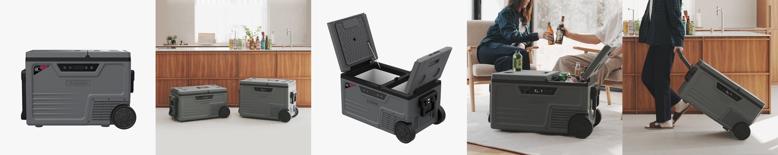 클리나 리빙박스 수납함 플라스틱 접이식 폴딩박스 55L