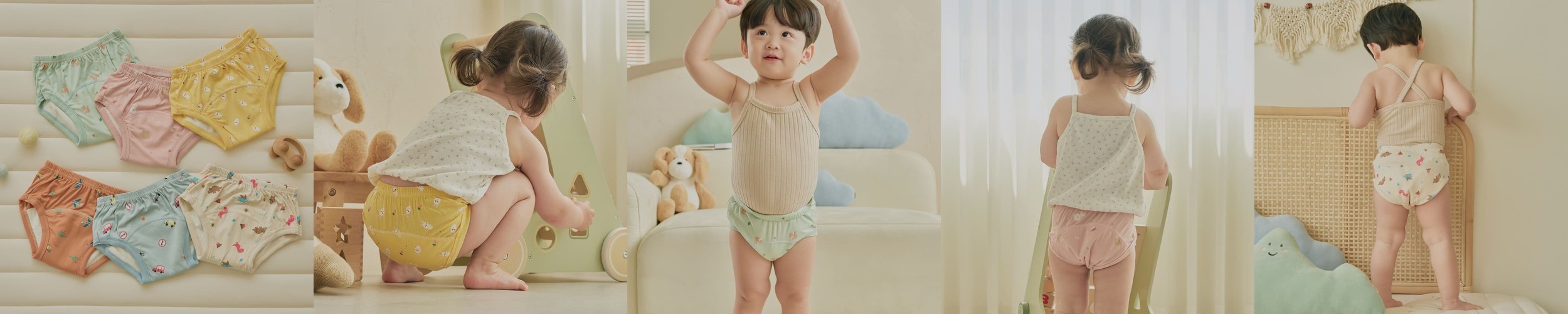 [N배송] 베이비앙 싱싱과일 오렌지 배변팬츠(4중방수)