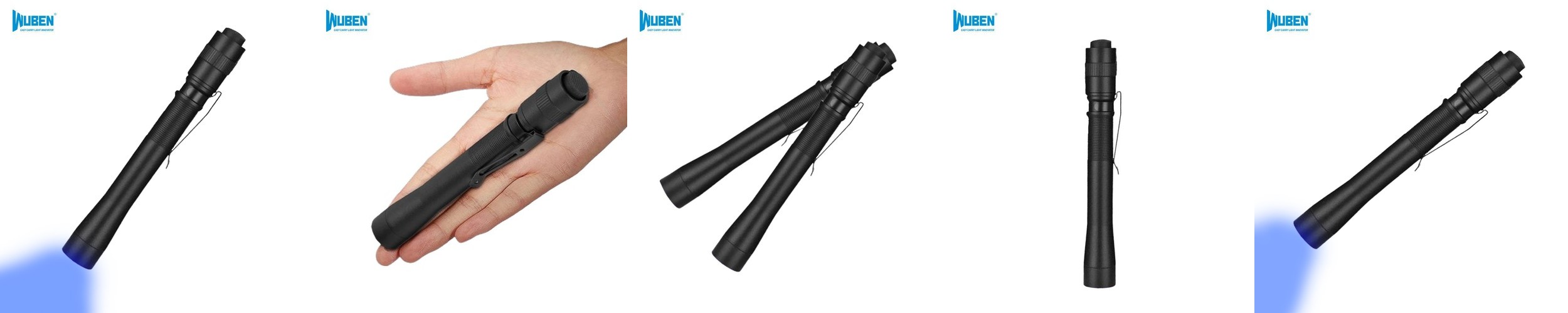 우벤 E19 UV라이트 자외선랜턴 365nm UV램프 손전등 펜라이트 레진 젤네일 경화