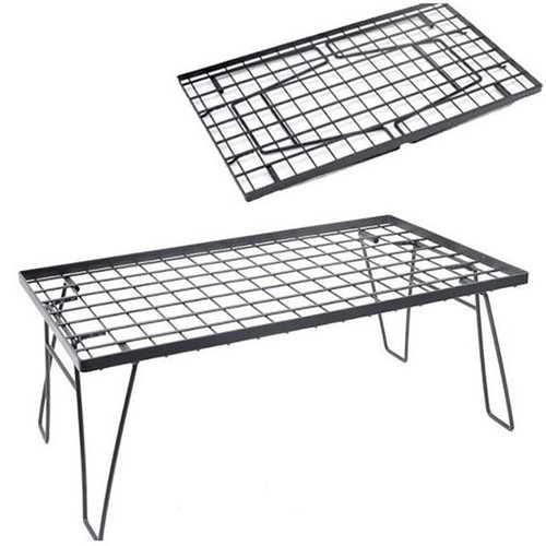 쿨러 테이블 신형 스탠드 쉘프 접이식 야외 철제 받침대 차박 카박 휴대용 감성캠핑 경량