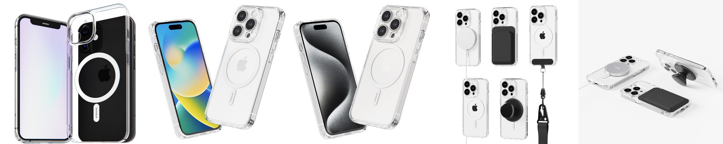 미아크 렌즈보호 풀커버 맥세이프 케이스 블랙, 아이폰14 프로 맥스