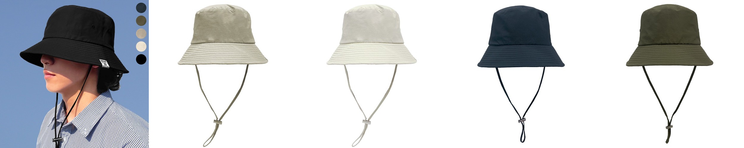 [1+1] 여름모자 여성모자 니트벙거지 린넨 버킷햇 나들이 산책 휴양지 모자