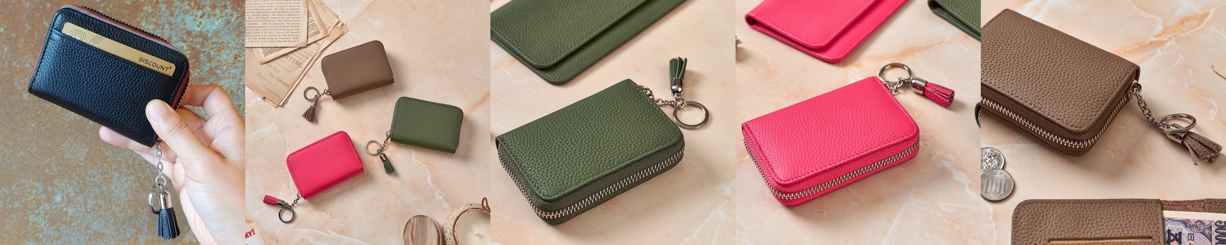 슬림핏 RFID 차단 교통카드 중복 인식 방지 카드지갑 (BRO-2)