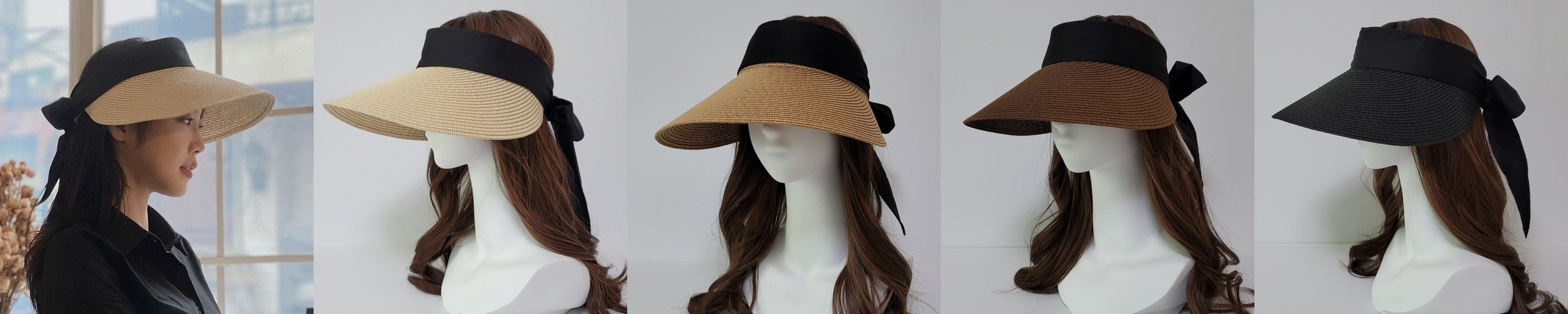 [1+1] 여름모자 여성모자 니트벙거지 린넨 버킷햇 나들이 산책 휴양지 모자