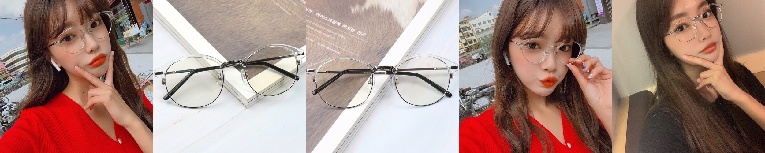 경량 티타늄 하금테 안경 가벼운 안경테 블루라이트차단 안경