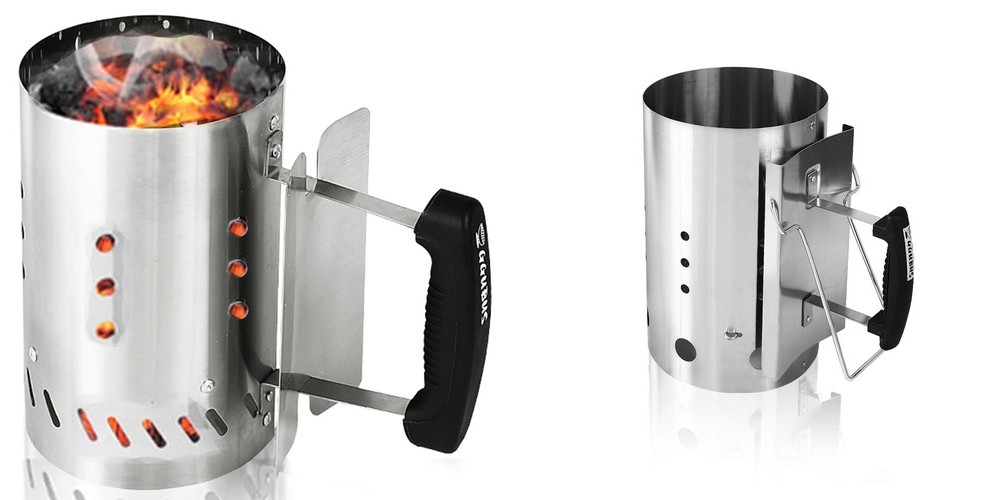 꾸버스 애플 43 바베큐그릴 훈제 원형 법랑 직화 야외 캠핑 펜션 숯불 화로 BBQ 화로대