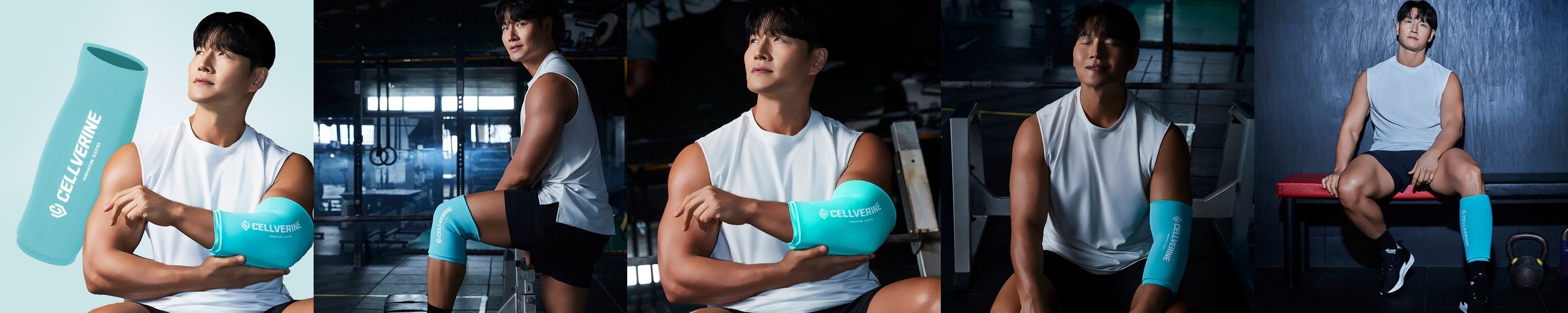 셀버린 젤 슬리브 무릎 엘보 냉찜질팩 온찜질팩 마라톤 러닝 크로스핏 아이싱 네이비 단품