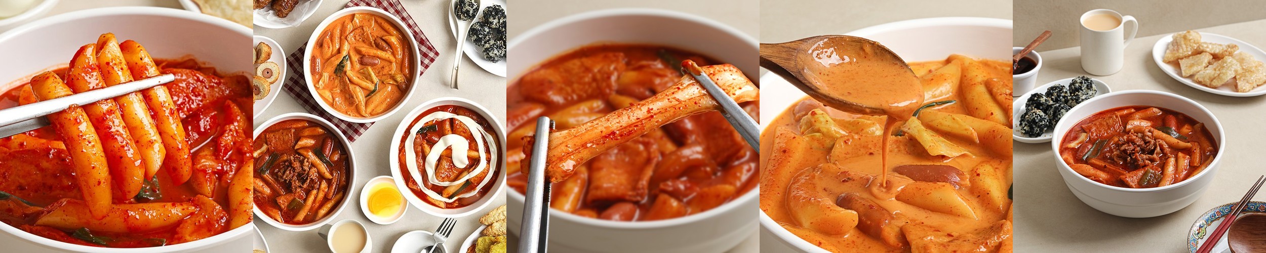 햄킷 떡볶이 3종 밀키트 1인분 즉석 오리지널 밀떡 어묵 국물 350g 간편조리 보통맛